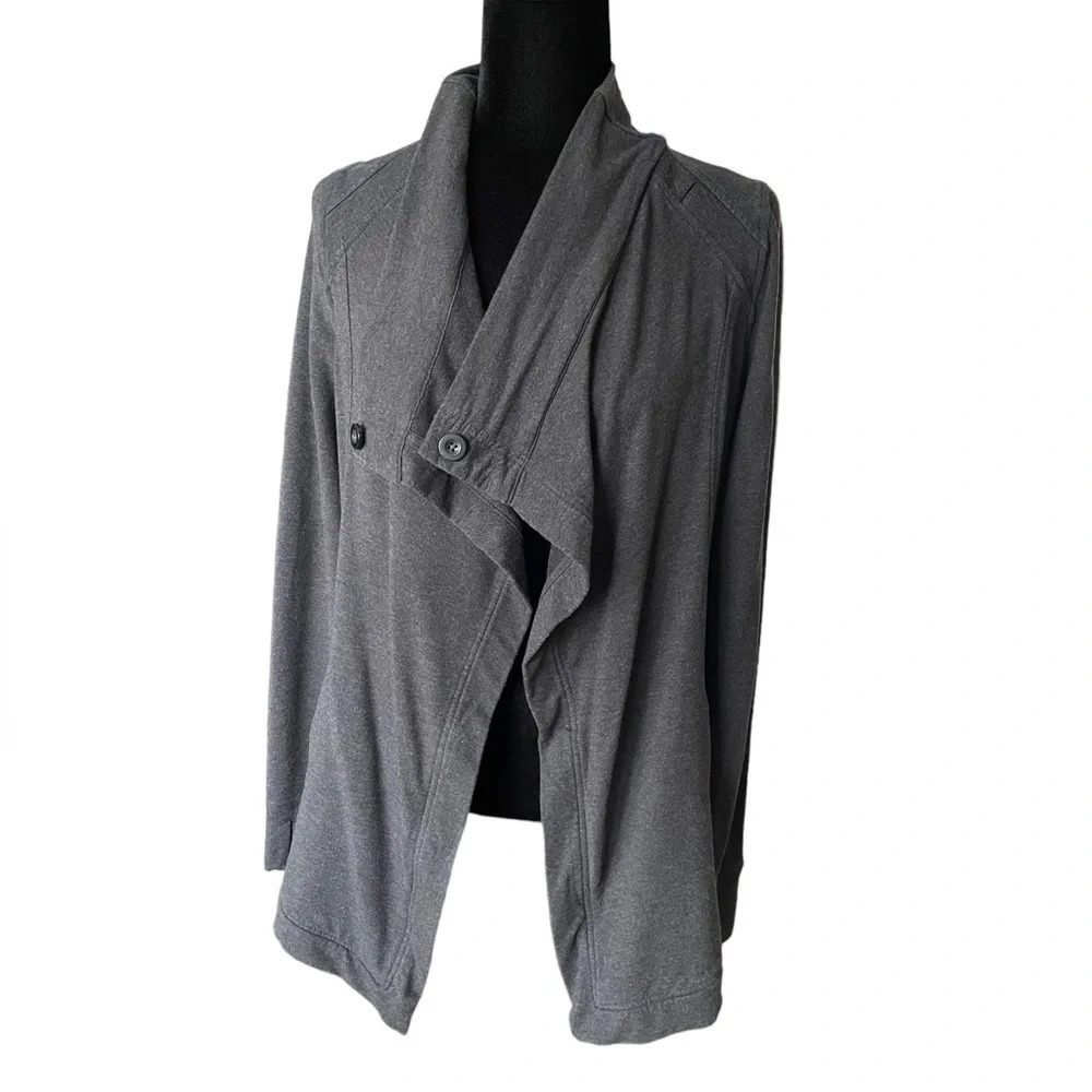 Lululemon Coast Wrap Jacket Button Long Sleeve Ca… - image 7